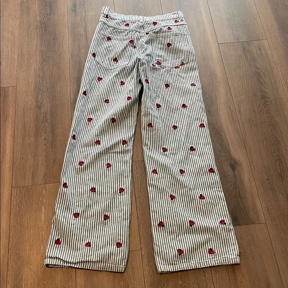 Free People Bugged Out Railroad Stripe Jeans- 27 - Picture 6 of 6